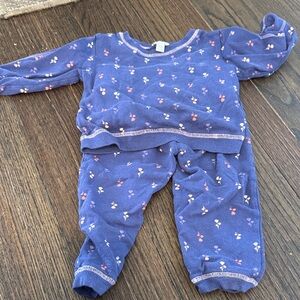 Splendid Purple Kids Set with Cherry Design